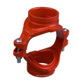 mechanical 4 way ductile iron grooved pipe fittings